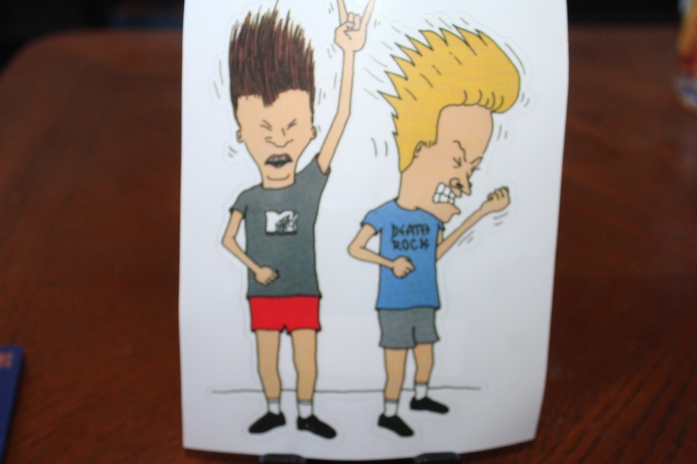 BEAVIS AND BUTT-HEAD STICKER