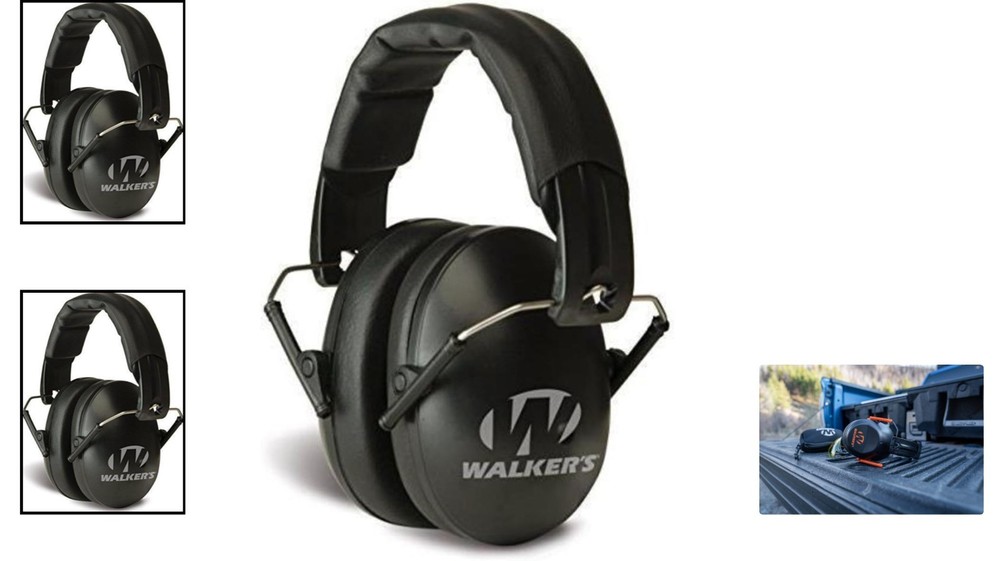 Pro Low-Profile 22 dB Hearing Protection Earmuffs - Compact & Comfortable Design