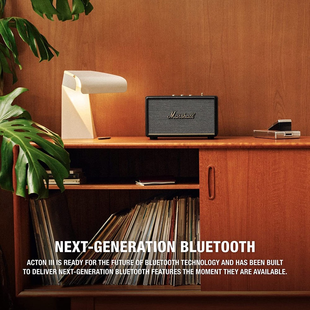 Marshall Acton III Bluetooth Home Speaker - Black
