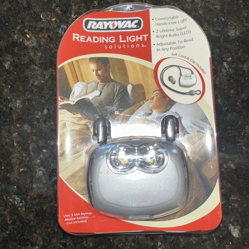 Rayovac Reading light - Portable Reading LED Light With Jupiter Jack