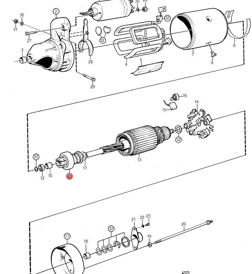 Volvo penta bendix box 240619