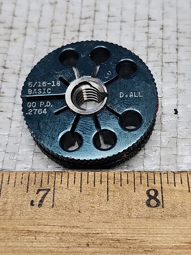 DOALL 5/16 18 BASIC THREAD RING GAGES .3125 GO P.D. = .2764