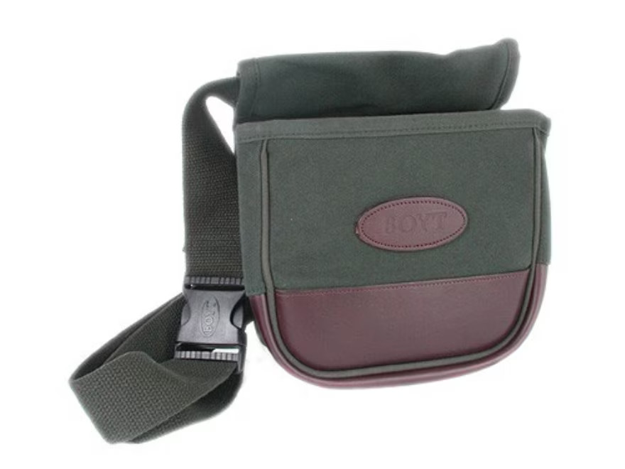 Boyt Deluxe Divided Shotgun Shell Pouch Green