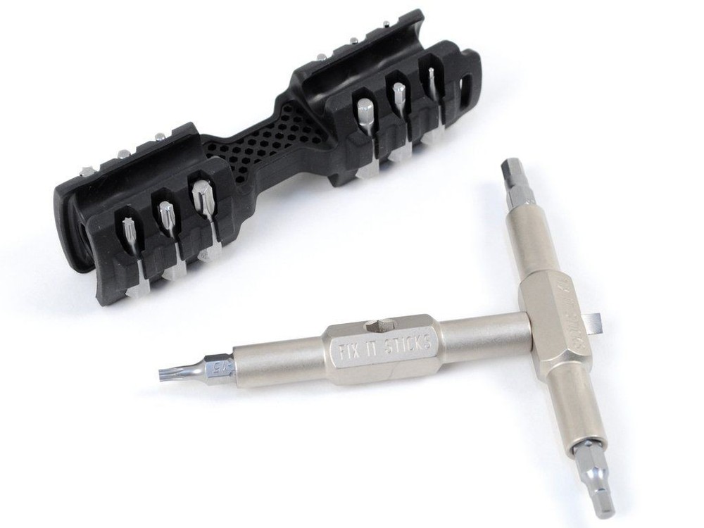 Fix It Sticks Replaceable Version with 16 Bits and Bracket, Black, : FISRSH16