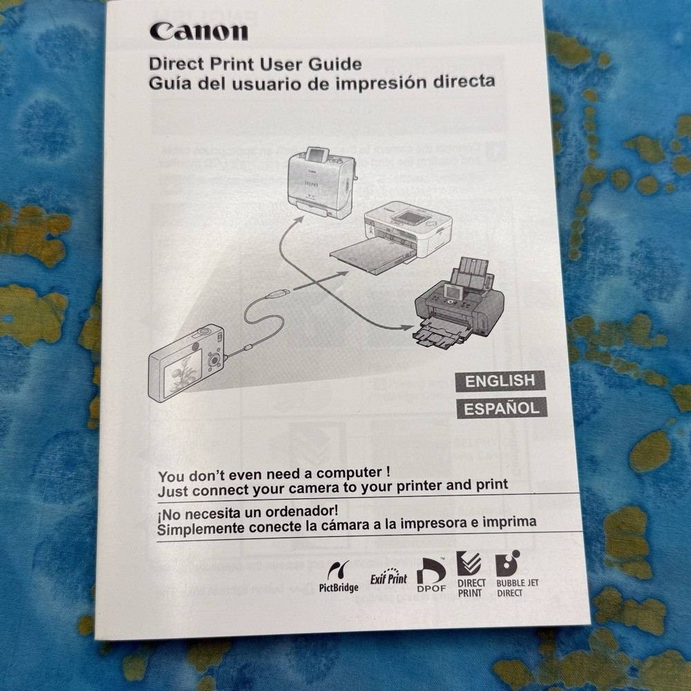 Canon Powershot A720 IS Digital Camera User Guide Instruction Manual & Print