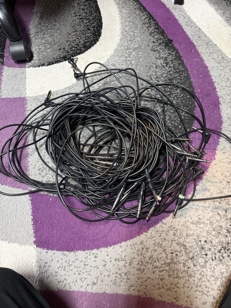 Roland v drum cables stereo