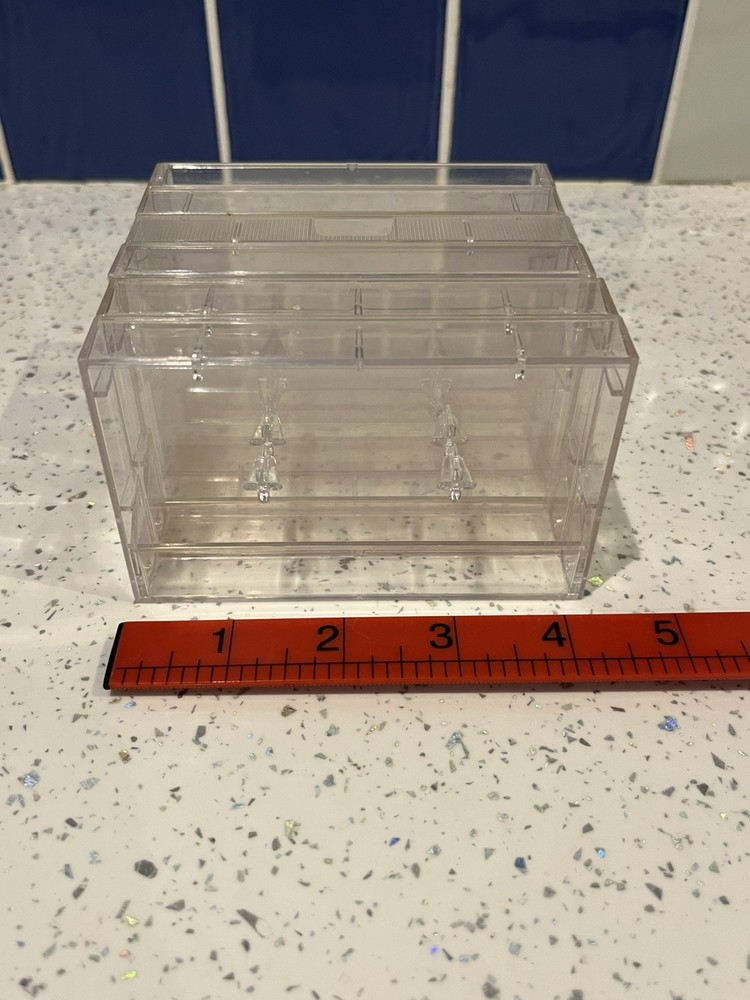 6 x CASSETTE CASES EMPTY HIGH-GLOSS BRITISH MADE (SEE PHOTOS)