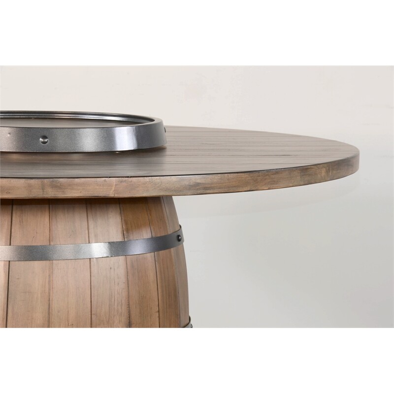 Sunny Designs Doe Valley Round Barrel Pub Table