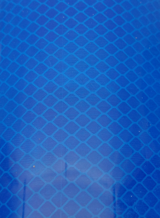 Blue Diamond Reflector Sign Plotter Cutter Vinyl Caution Tape ROLL 6" x 10' Roll