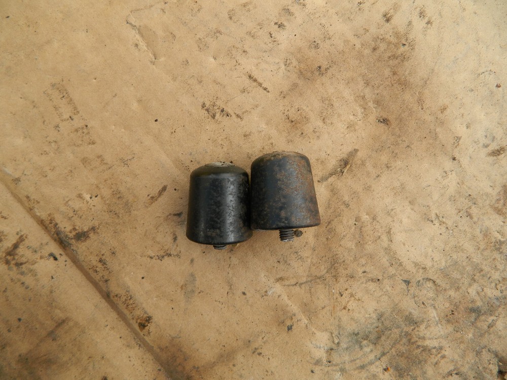 Handle bar end weights for a Kawasaki ZZR 1100
