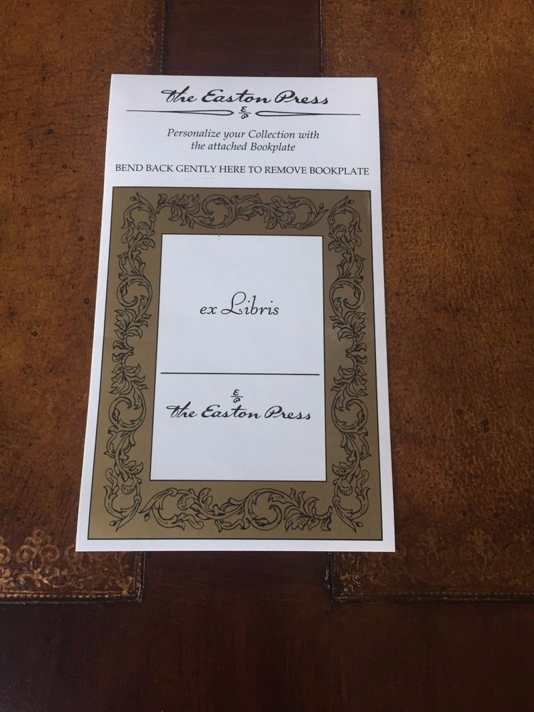 Easton Press (20) Book Plates (Ex Libris)