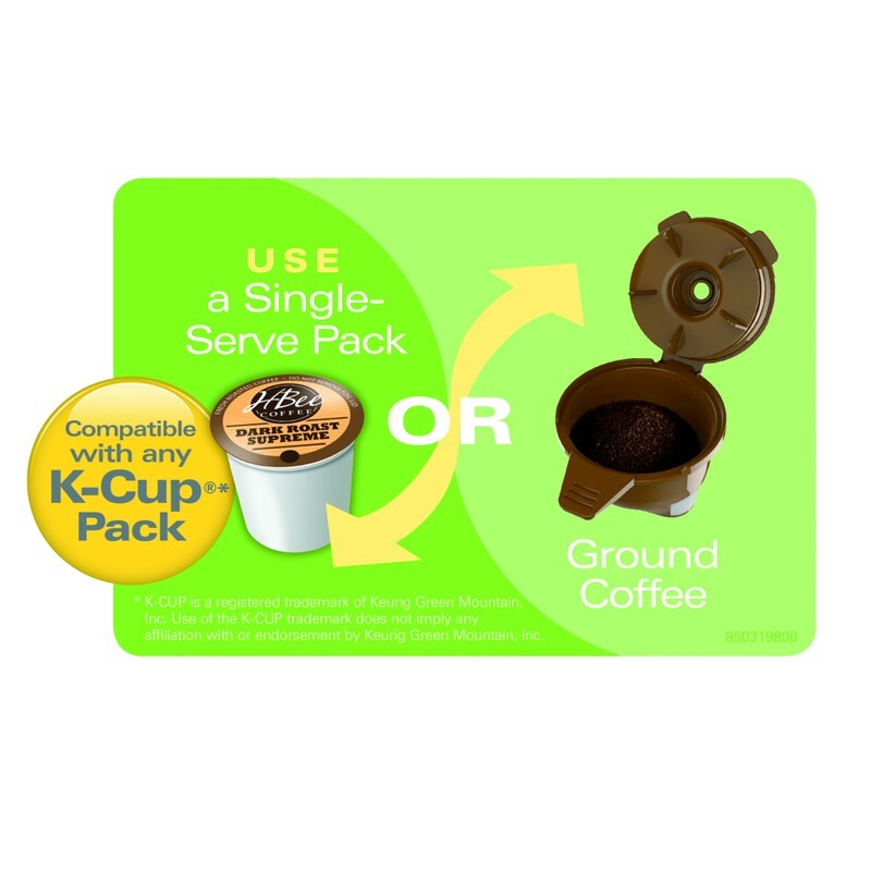 Hamilton Beach FlexBrew Single-Serve Coffee Maker Black & Silver