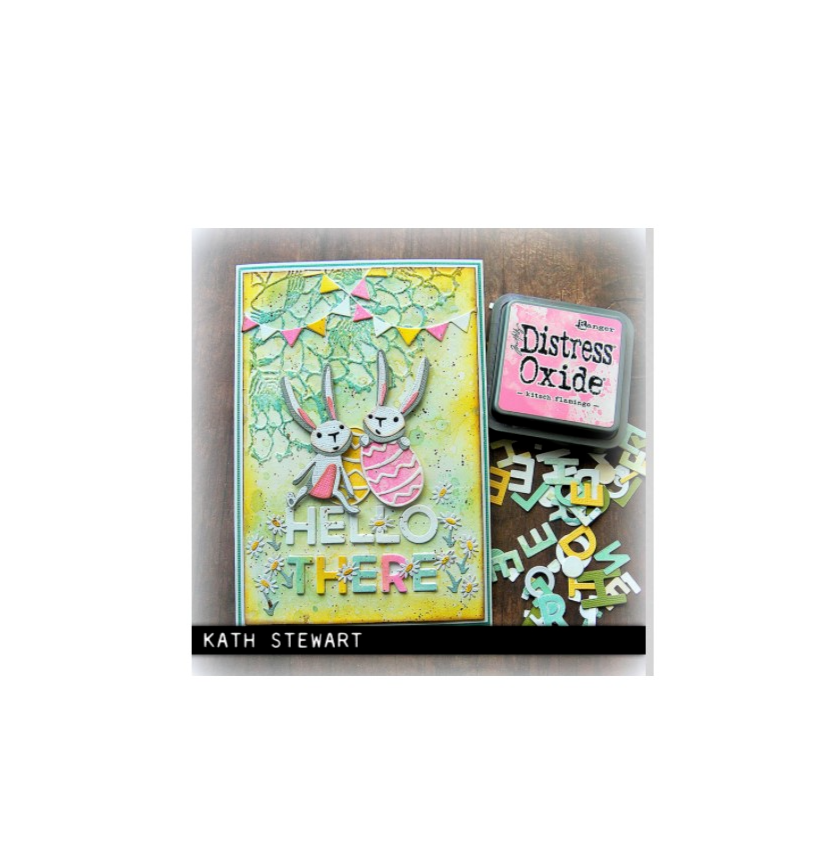 New Tim Holtz "BUNNY GAMES" Easter Sizzix Thinlits Cutting Dies 2022