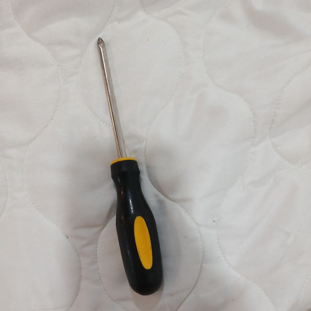 Stanley Yellow Black Phillips Screwdriver used