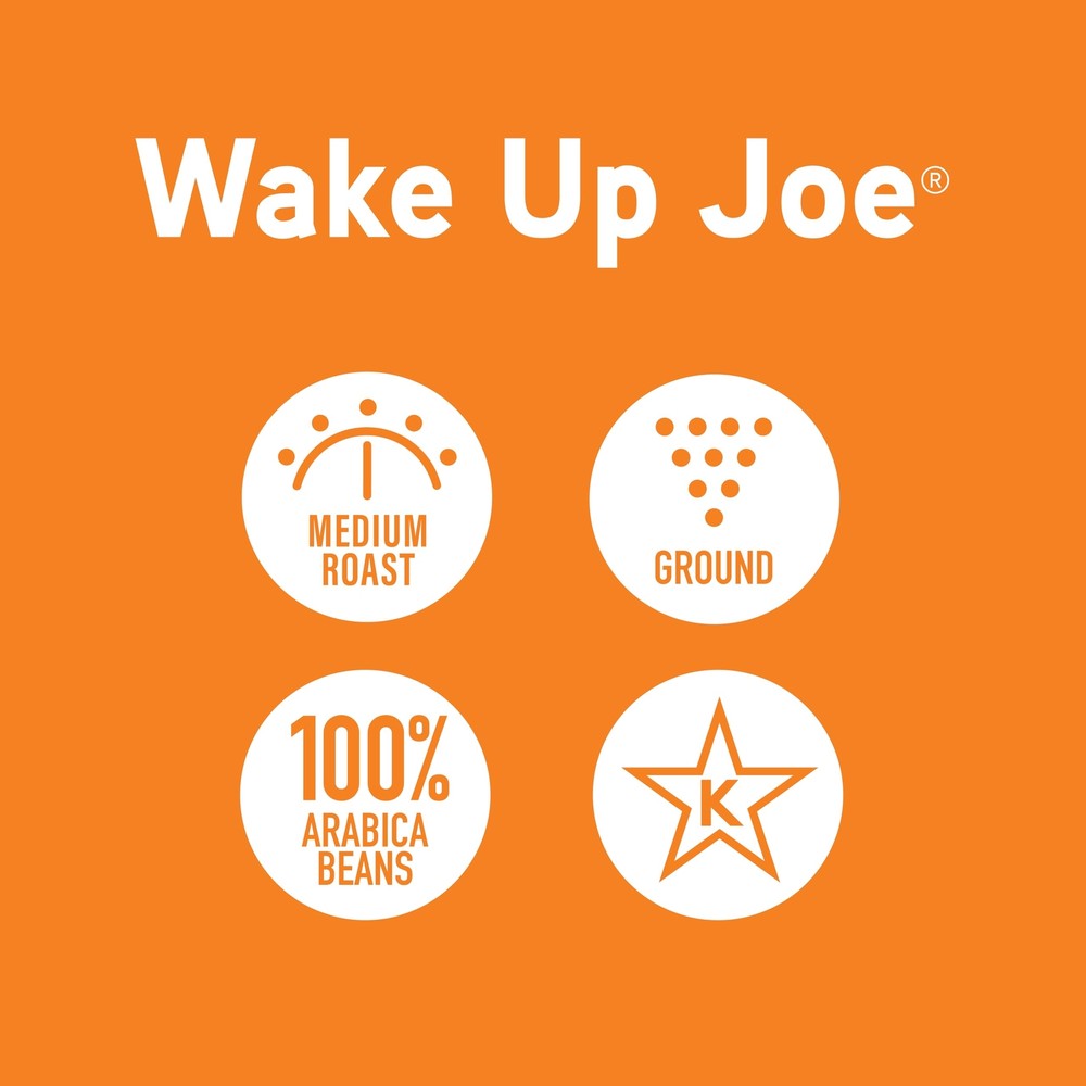 Wake Up Joe Medium Roast Ground Coffee 2 Pound