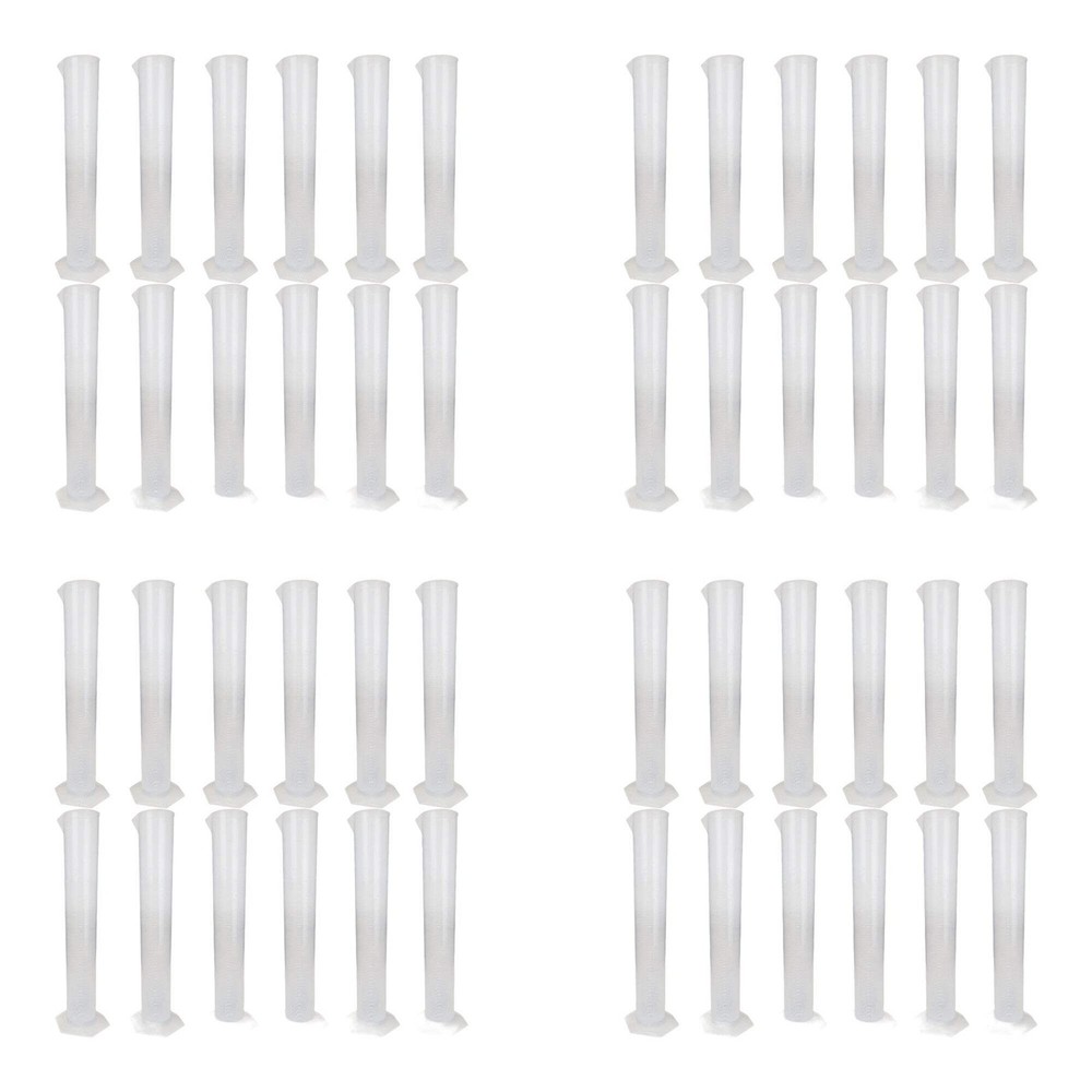 Cylinder - Polypropylene Graduated Cylinder with Hex Base, 500ml Capacity. Case