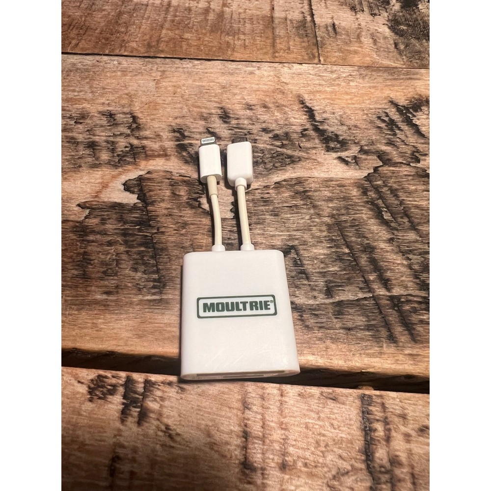 Moultrie Lightning SD Card Reader for iPhone iPad Trail Camera Adapter