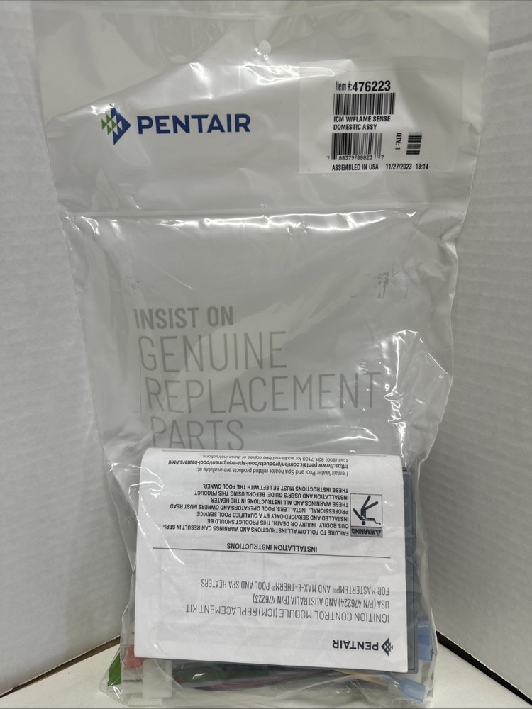 Pentair Ignition Control Module W/Flame Sense 476223. New