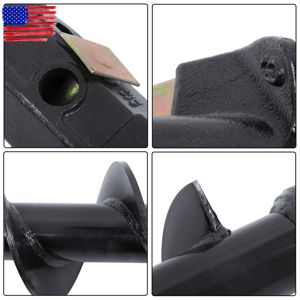 6" x 48" Auger Bit for Post Hole Digger, 2" Hex Connect