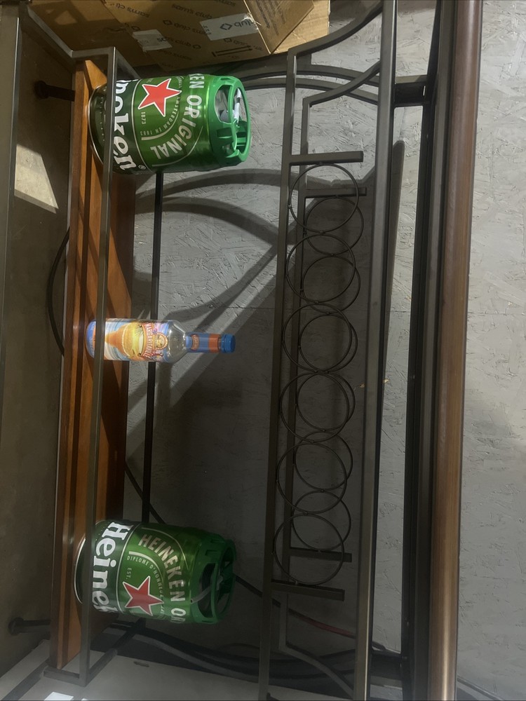 bar table set with stools