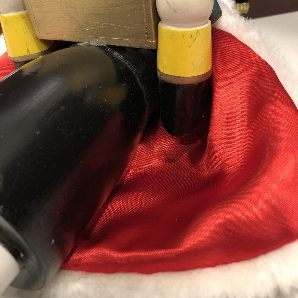 Nutcracker Cape Feather Hat Count Down Blocks on Tray 16”