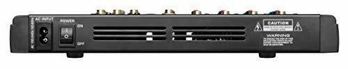 Audio2000s AMX7342 6-Ch.Audio Mixer w/USB Computer Interface, Bluetooth- MR