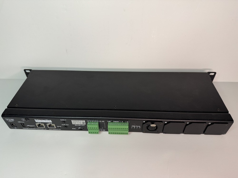 CS-900 INTERACTIVE TECHNOLOGIES CueServer2 PRO PLAYBACK PROCESSOR DMX CONTROLLER