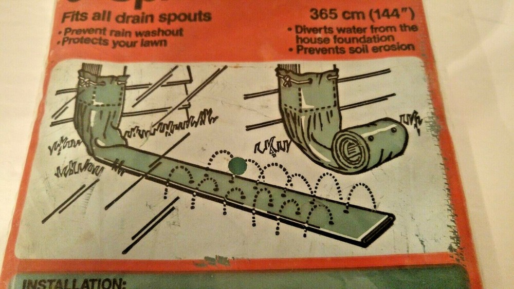 Drain Spout & Sprinkle 144''