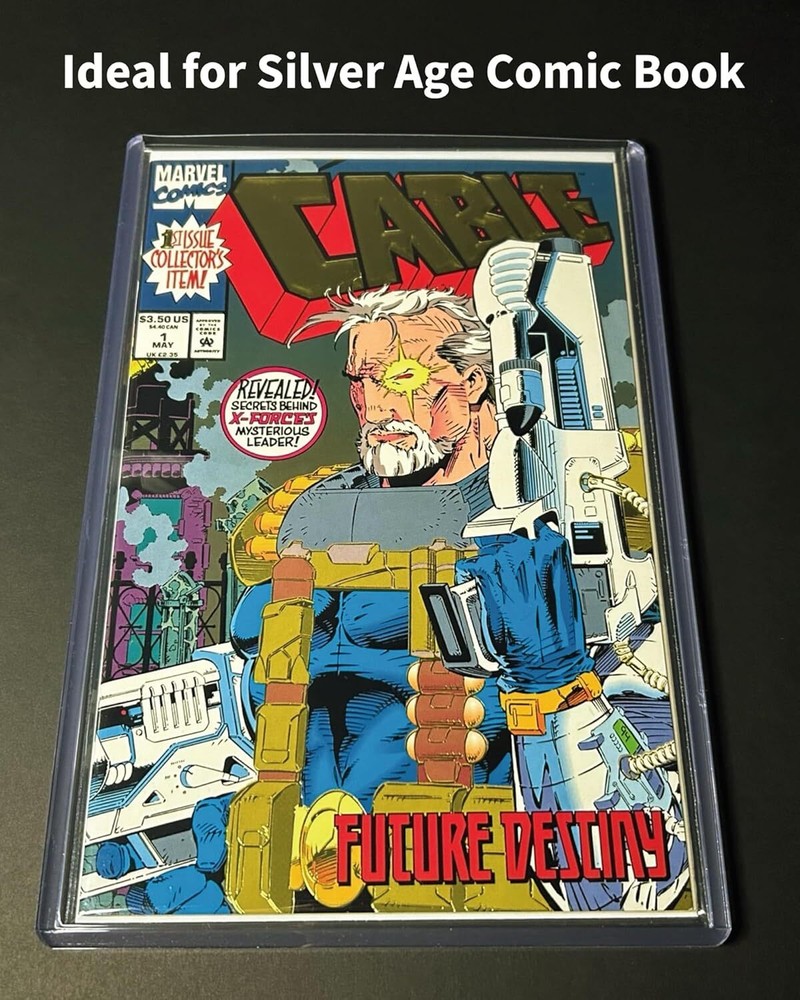 Comic Book Top Loaders - Protector Hard Case Sleeve, Toploader Holder for Silver