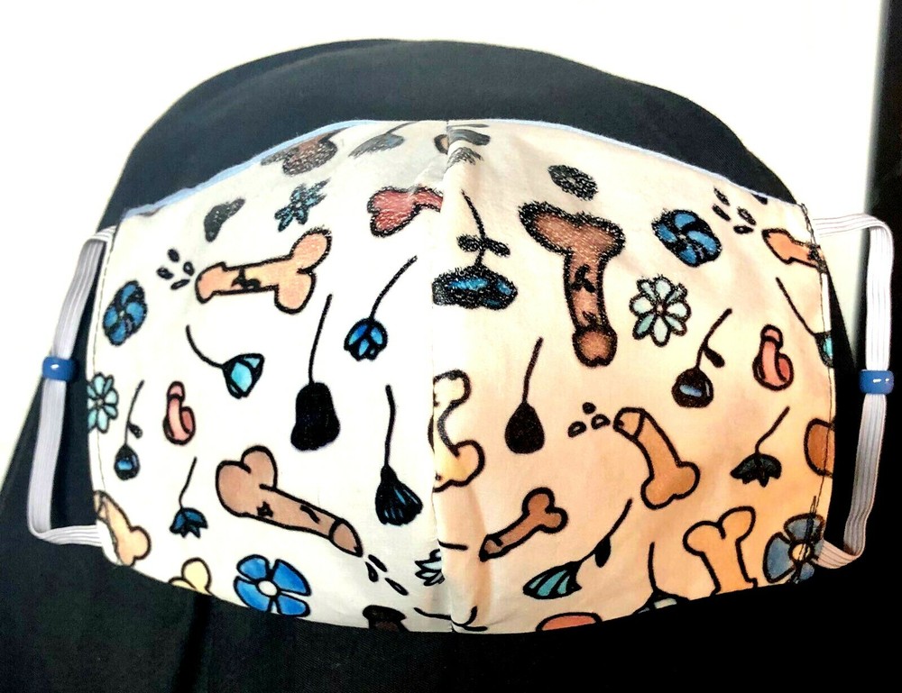 ***Dancing Peters***  REVERSIBLE Cotton Face mask (handmade)