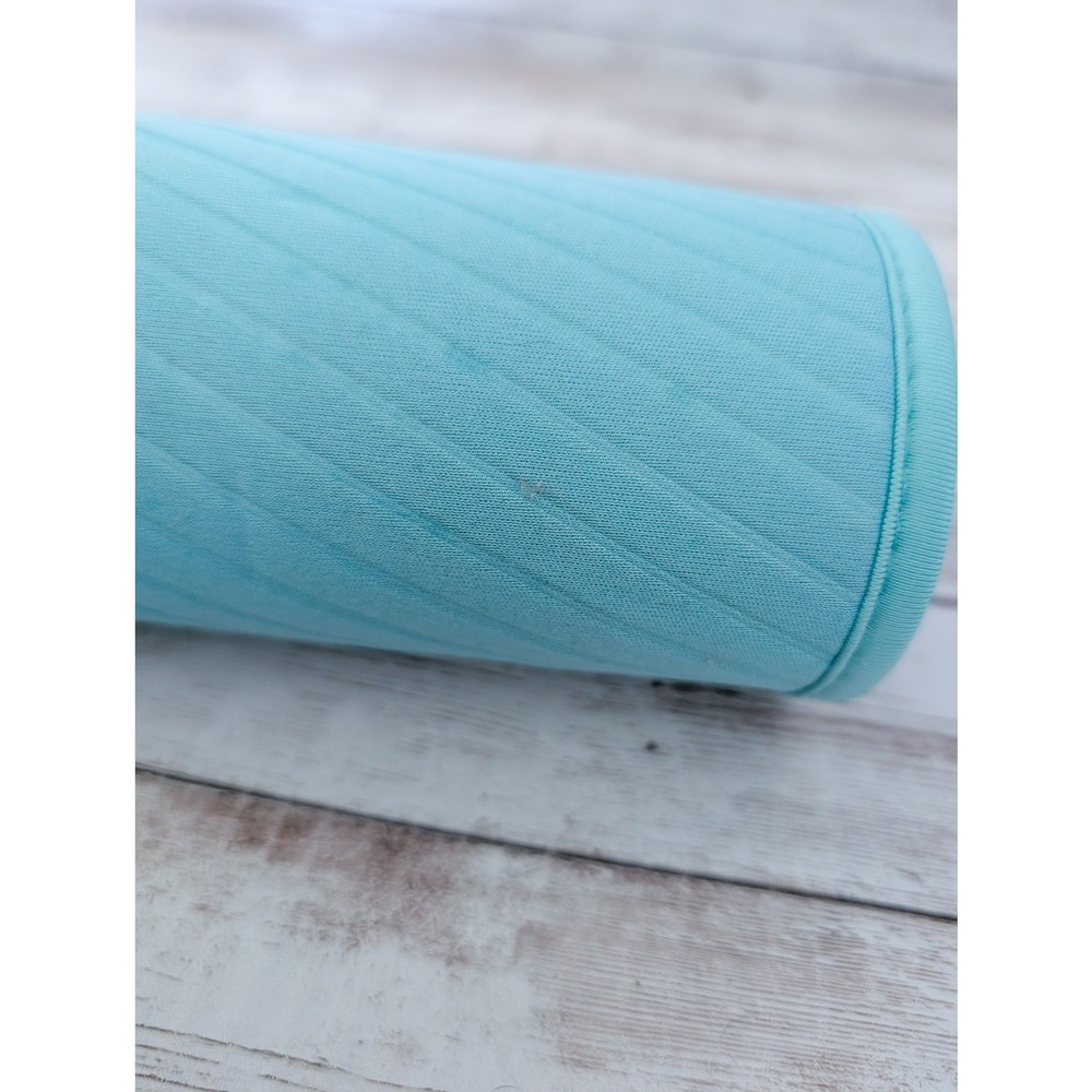 Turquoise Tone Fabric Long Bottle Insulator - Preowned