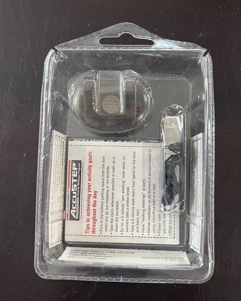 Accusplit Eagle AE1020SM Activity Pedometer - New - Sealed