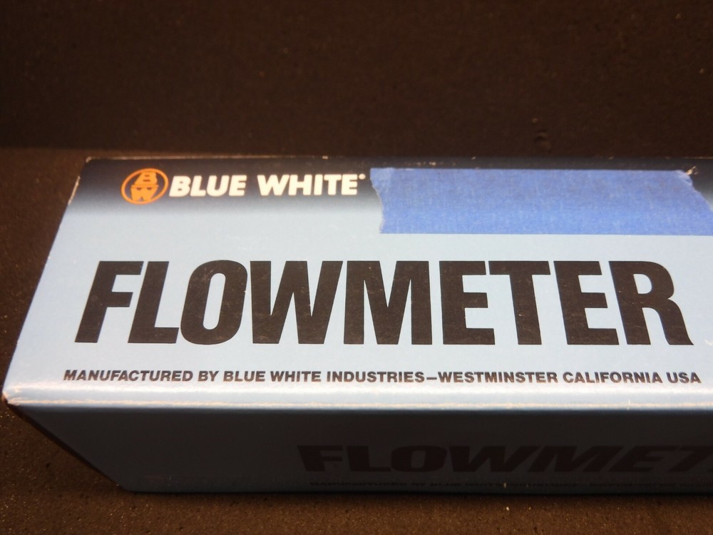 Blue White, Model #: F-40500LN-8, Flowmeter (Used)