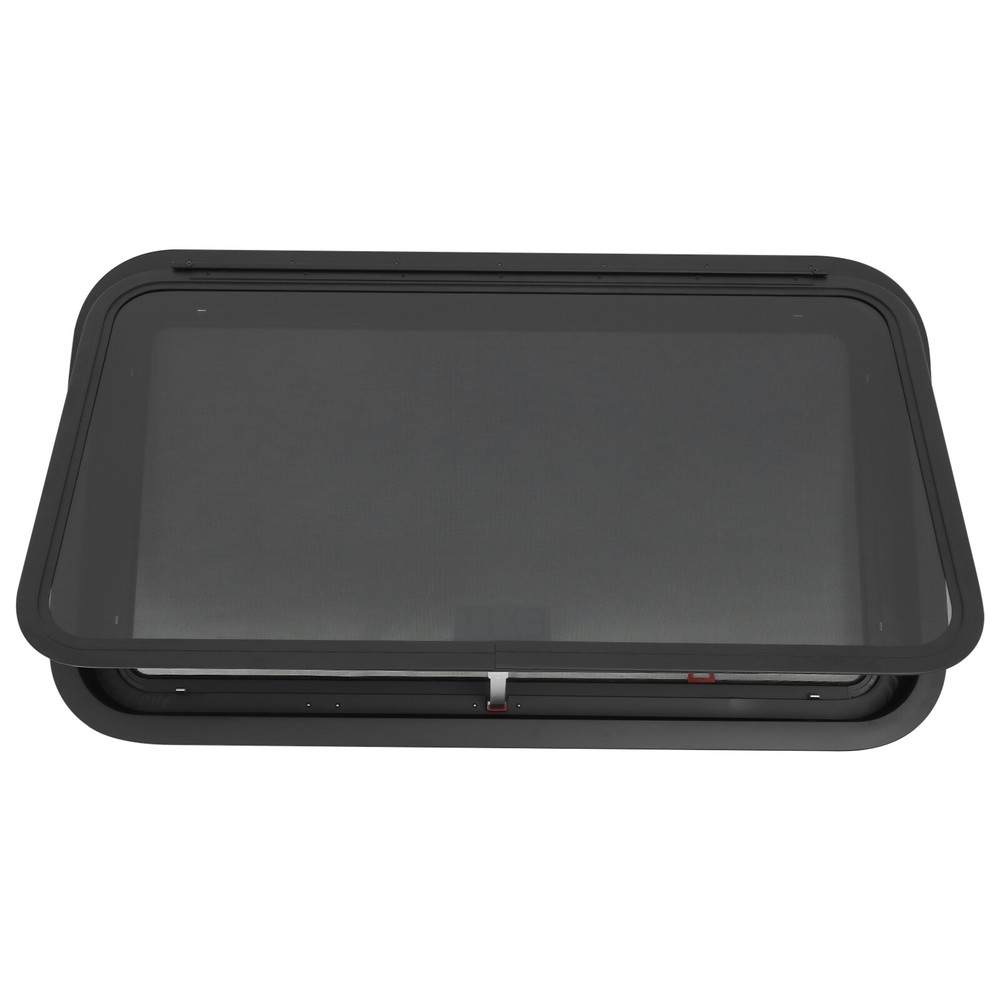 36" x 20" RV Exit Window with Trim Ring & Screen for Campers and Trailers