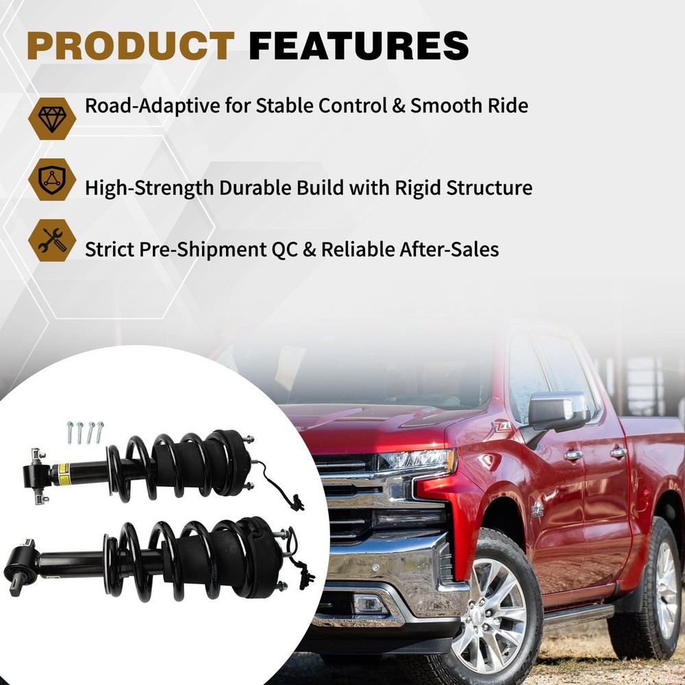 Front Struts Assembly 2pc Chevy Tahoe Suburban 15-22
