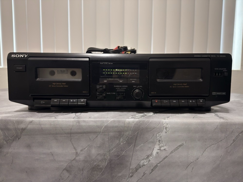 Sony TC-WE305 Cassette Deck *WORKS GREAT!!!*** 💥