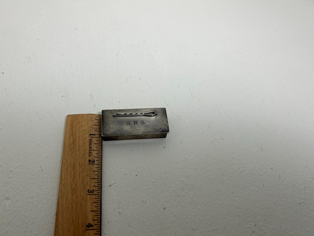 VTG Sterling Pillbox/Bobby Pin Box