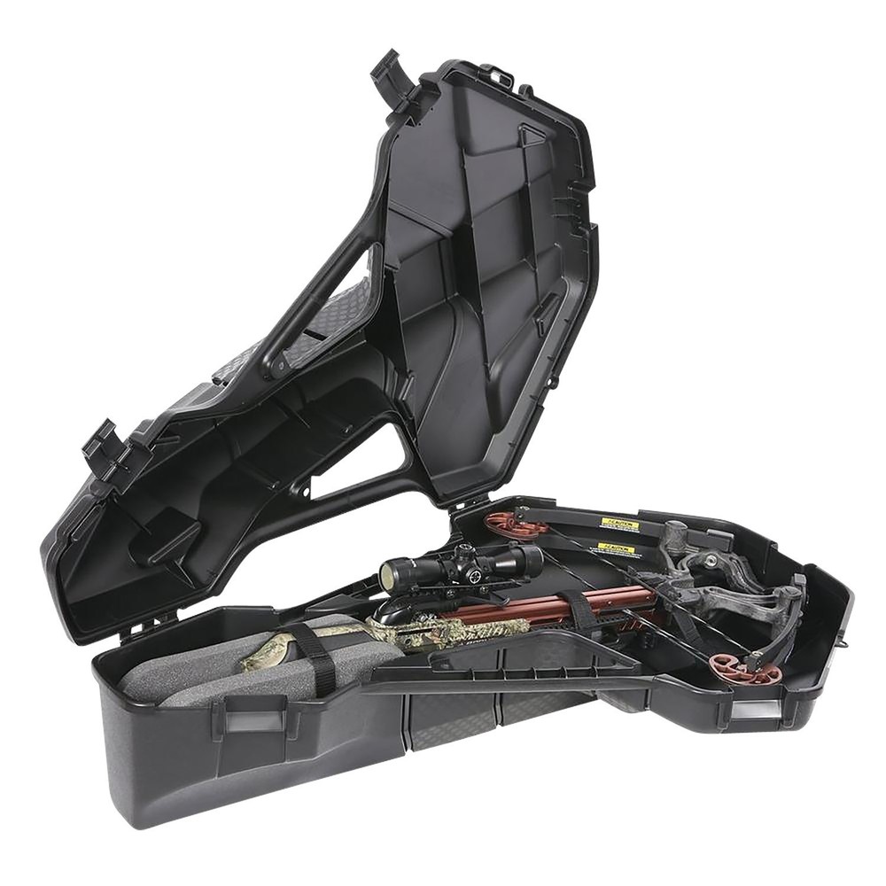 Plano Spire 41.22" Compact Crossbow Case Lockable, Black Hard Shell #113200