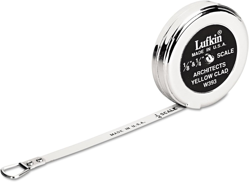 Crescent  1/4" X 5' Architect'S Pocket Scale - W393