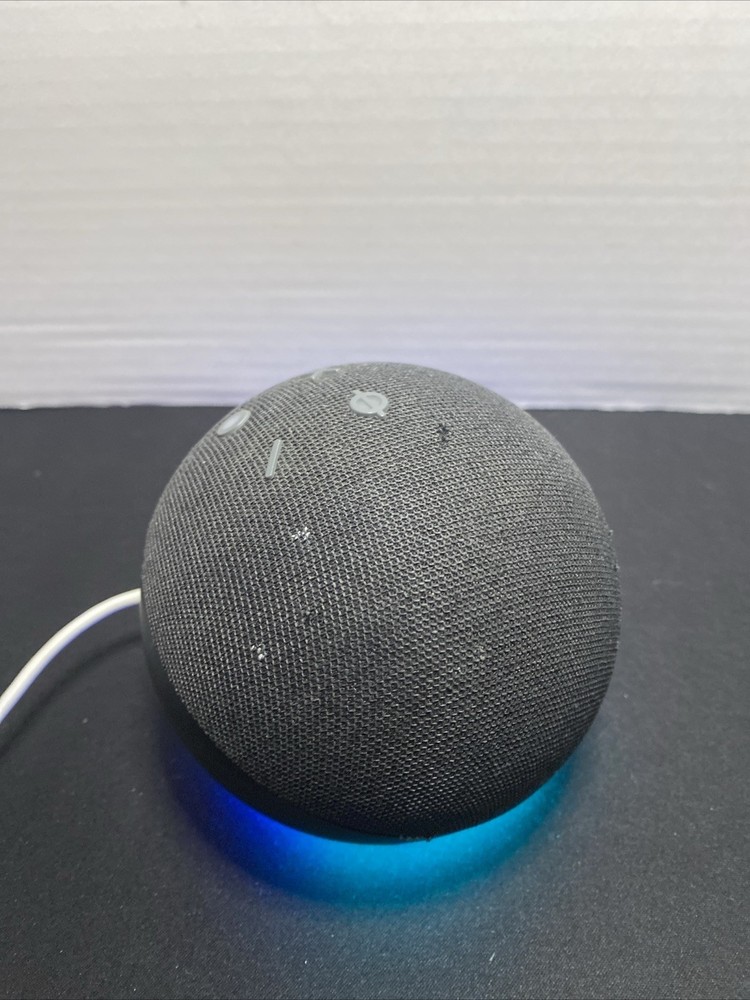 Amazon Echo Dot (4th Gen.) Smart Speaker - Charcoal Black Pre-Owned Tested 🔥