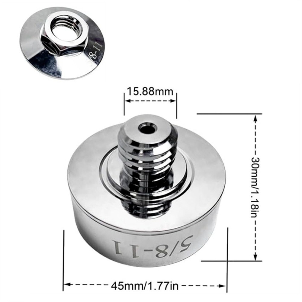 2 Piece Angle Grinder Adapter and Locking Flange Set for XLOCK 5/8 11 Thread