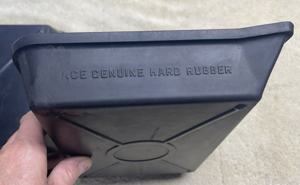 Vintage Ace Hard Rubber Developing Trays