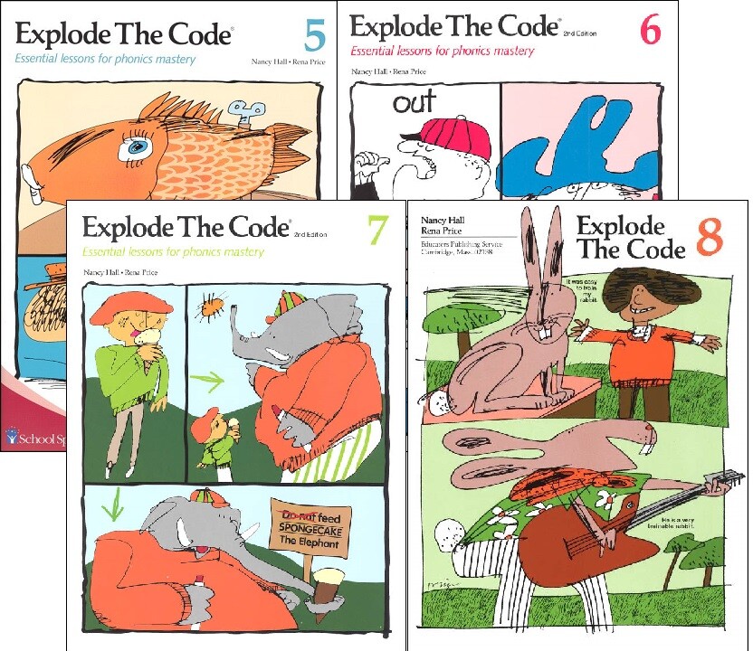 Explode the Code Books 5-8