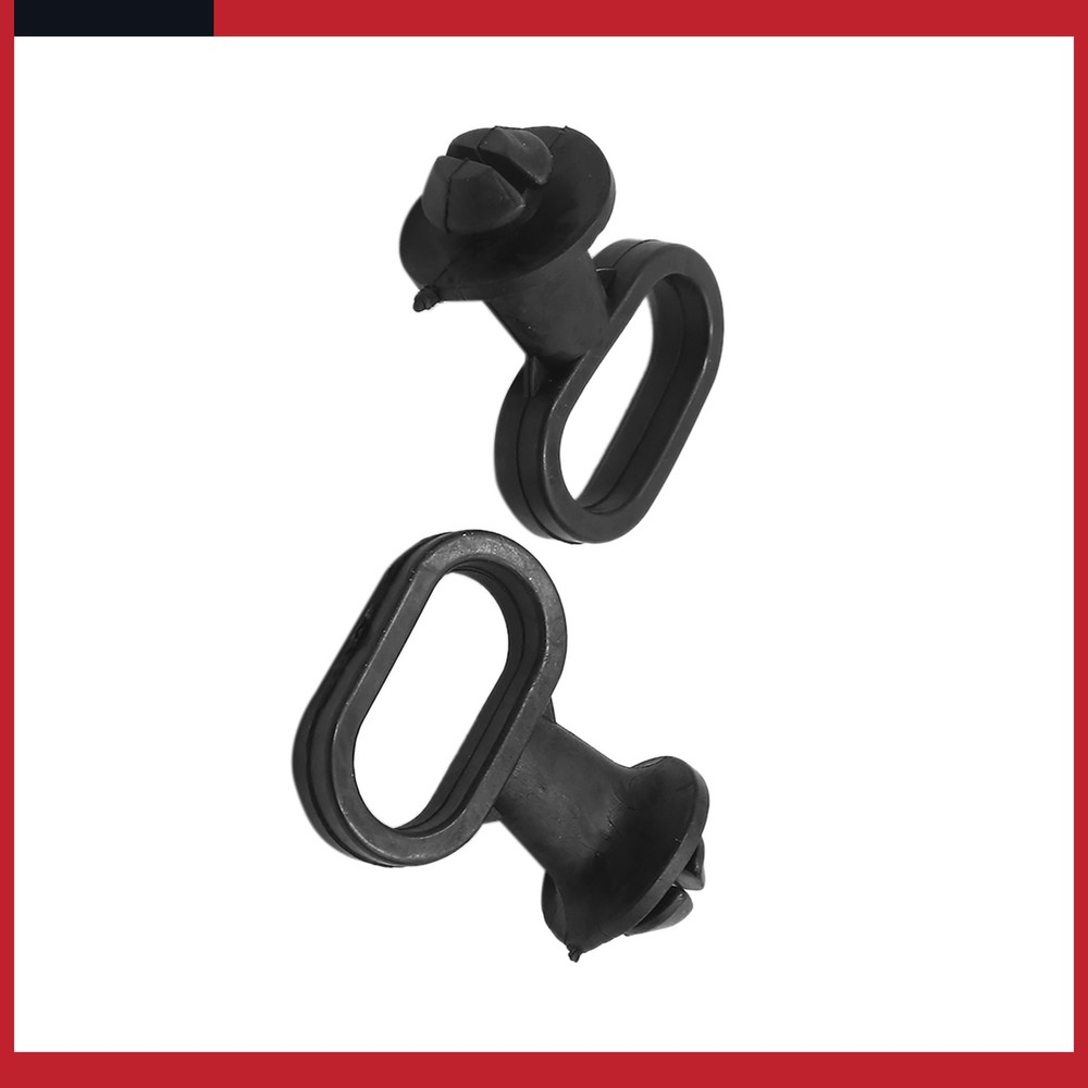 Universal Rubber Motorcycle Mudguard Speedometer Cable Guide Holder Pack of 6
