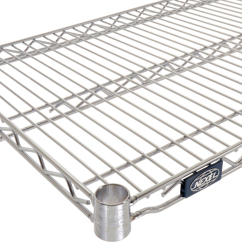 Nexel S1848C Chrome Wire Shelf 48"W x 18"D