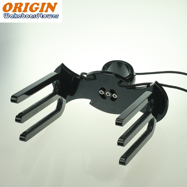 2 ORIGIN WWII Wakeboard Tower Rack |Board Holder |Black