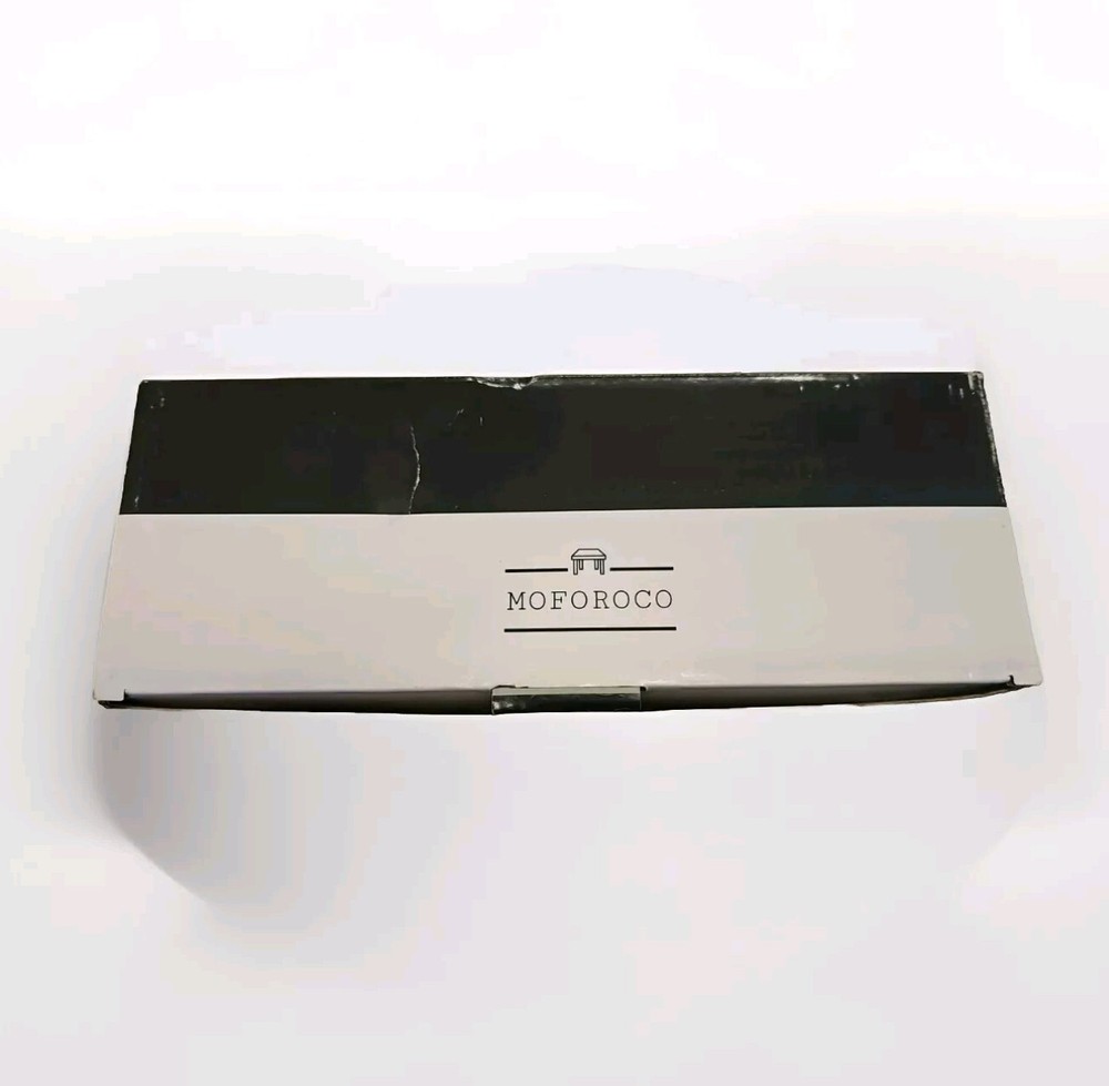 Moforoco Shower Caddy Basket Shelves, Black