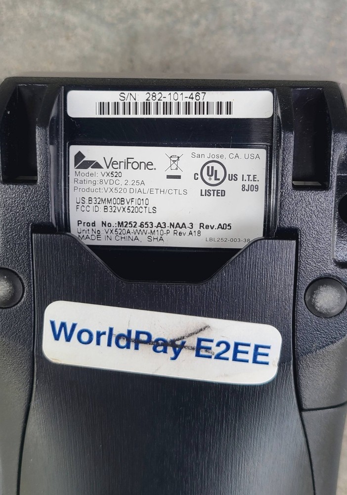 Verifone VX 520 - For Parts (Untested)