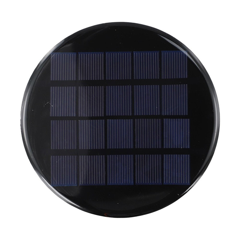 Eco Friendly Portable Solar Panel Round Shape 120 mm and Lightweight Design