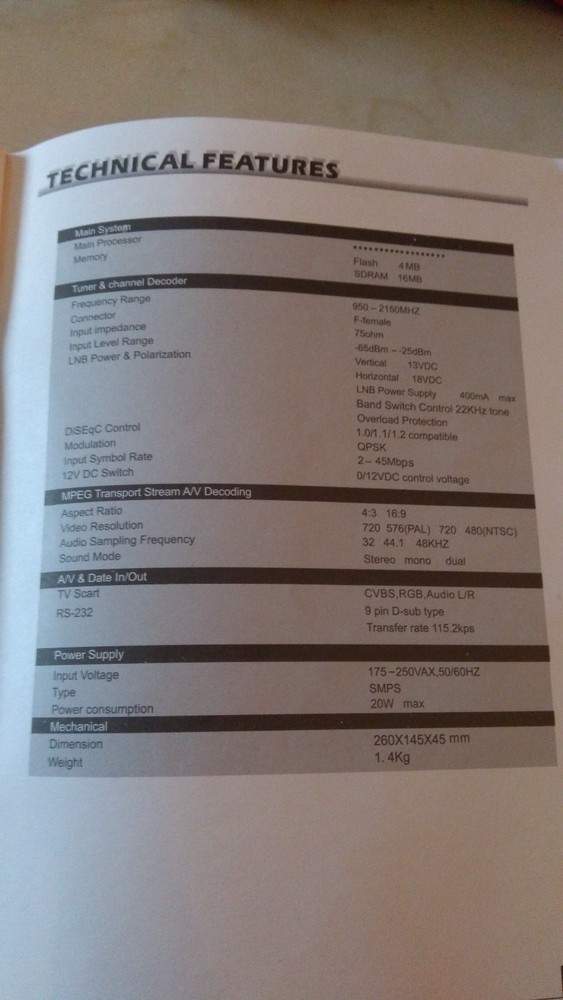 Digiquest 6630+USB Digital Satellite Receiver